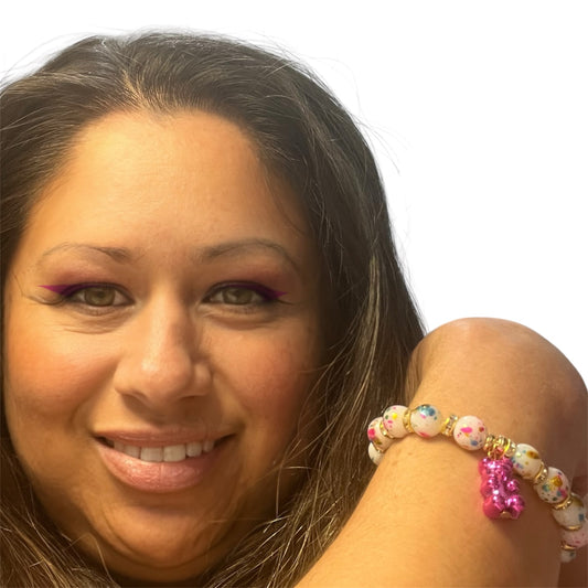 Gimmie Some Sugar- Pink Gummy Bear Bracelet