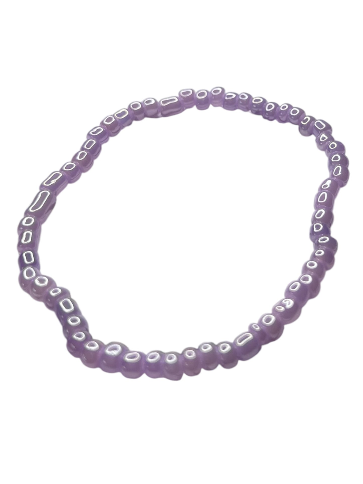 $3 Love Me Darling Lavender Seed Bead Bracelet