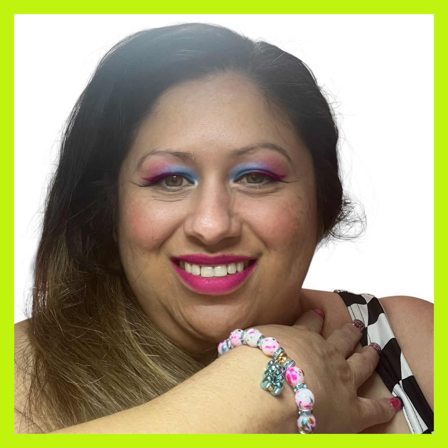 Give Me Some Sugar- Teal Gummy Bear Bracelet