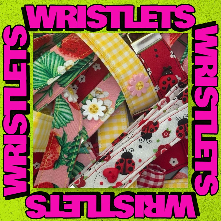 This image shows a pile of wristlets to represent the category WRISTLETS.