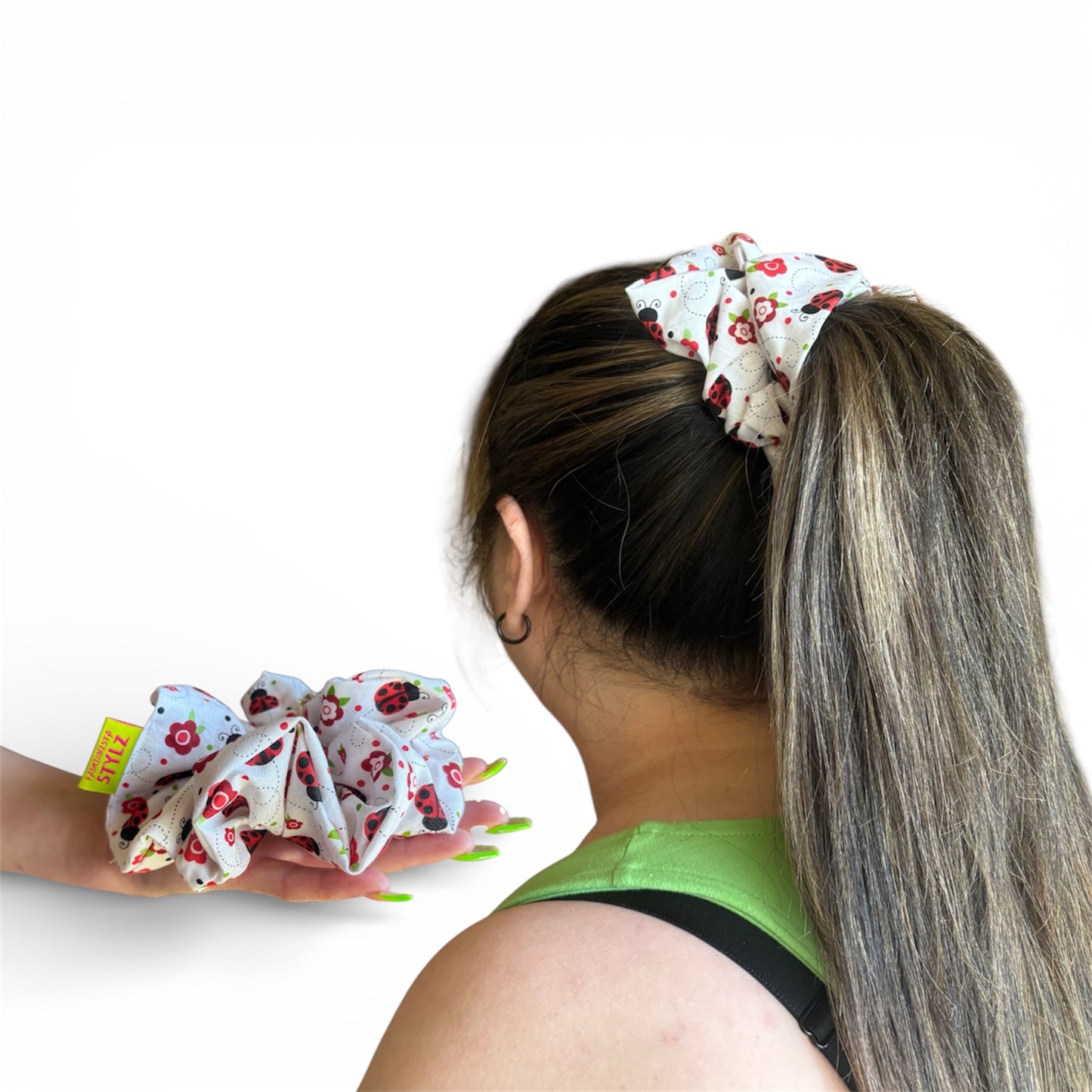 LOVE BUG- Scrunchie Hair Accessory