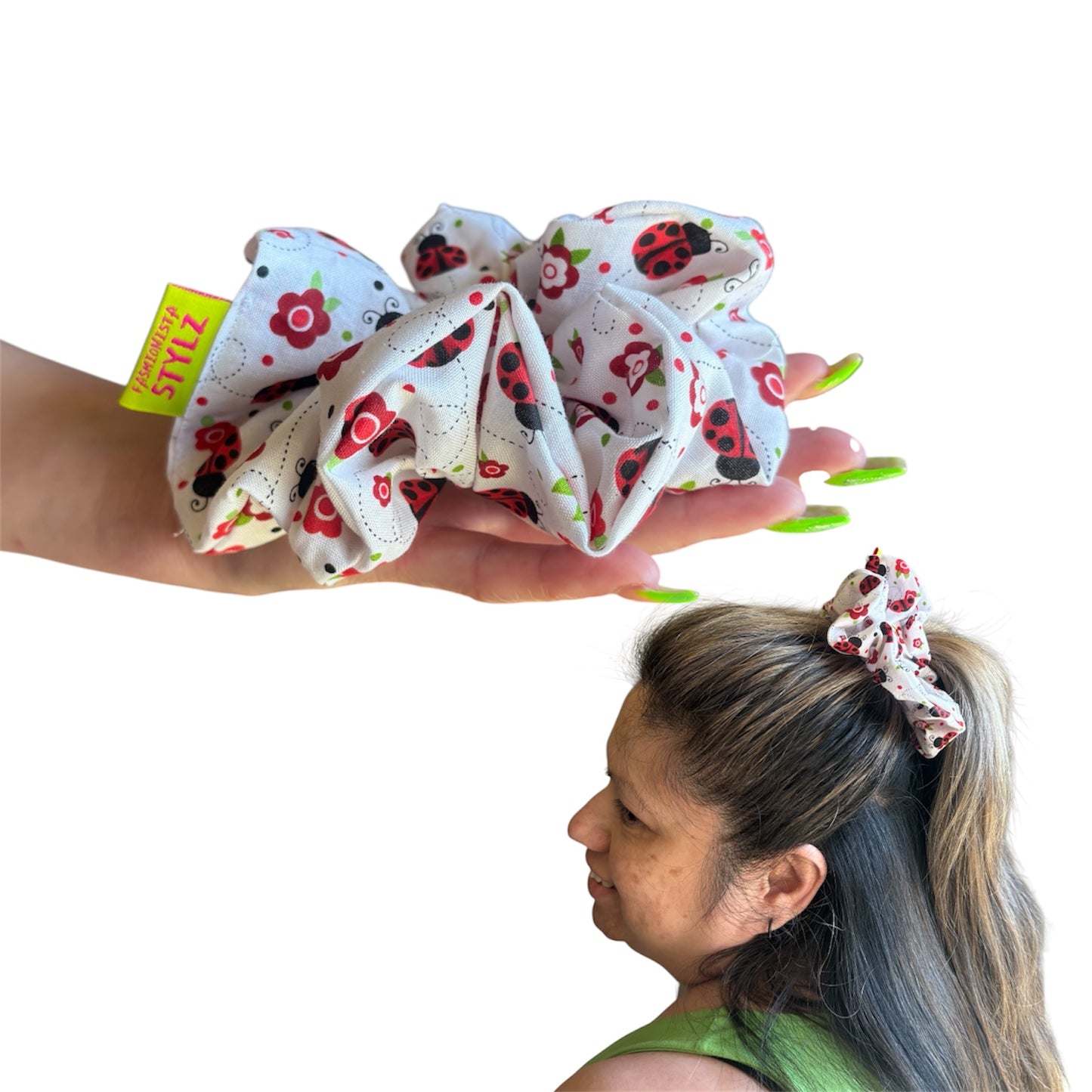 LOVE BUG- Scrunchie Hair Accessory