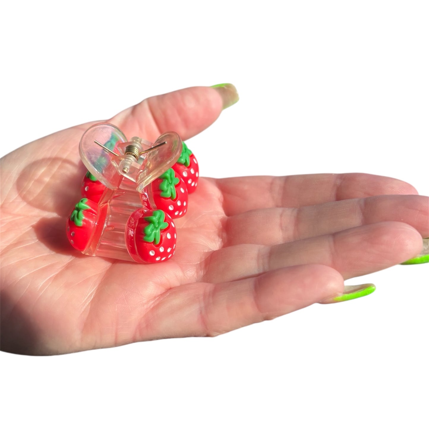GRIP, STYLE, SLAY-Berry Sweet Medium Hair Claw Accessory-FS-41