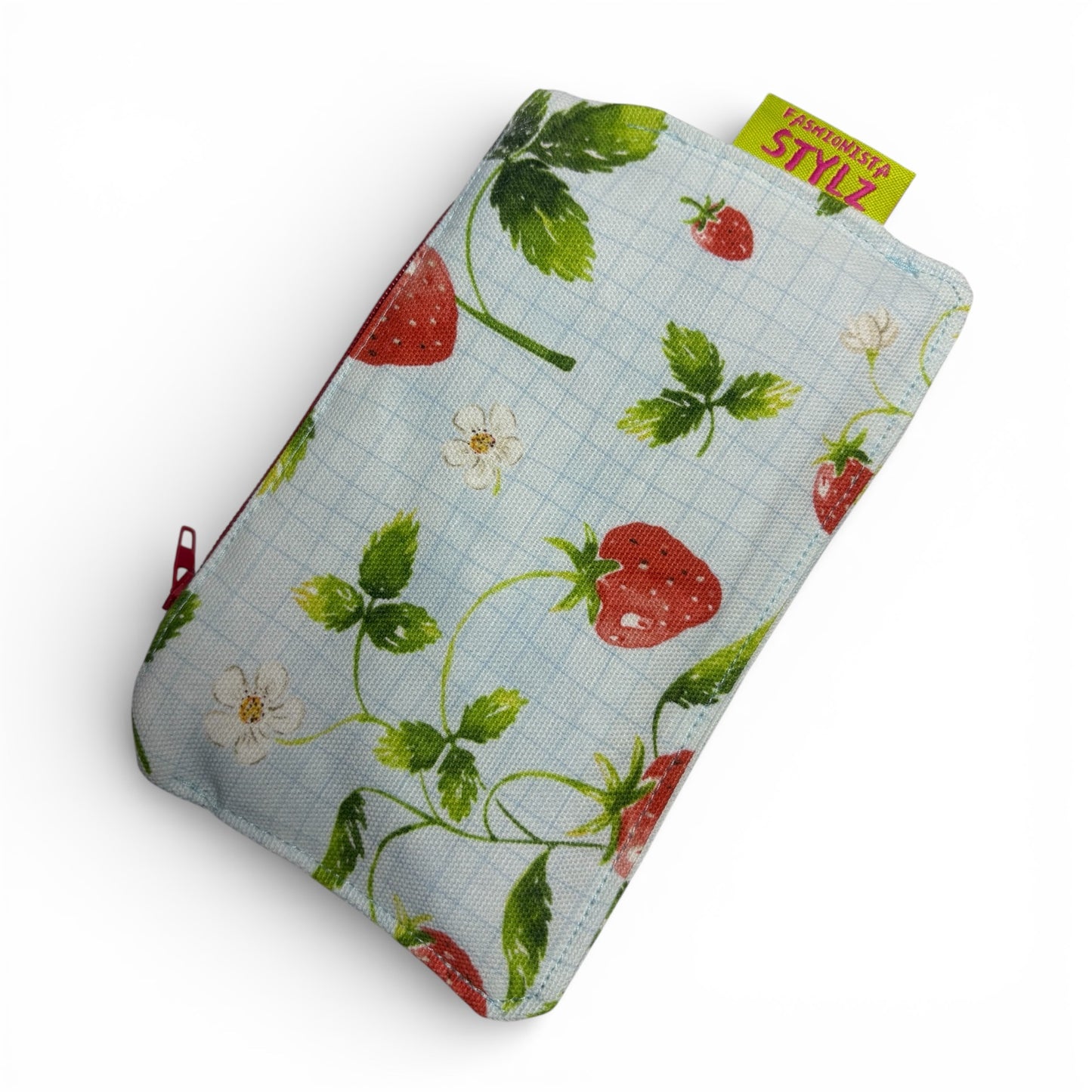 BERRY SWEET COLLECTION- Blue Strawberry Patch Card Wallet