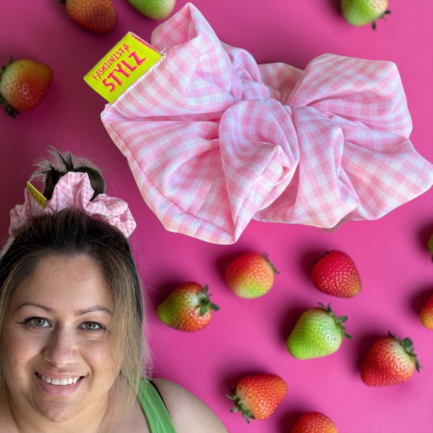 BERRY SWEET COLLECTION- Be My Sweetie Scrunchie Jumbo Hair Accessory