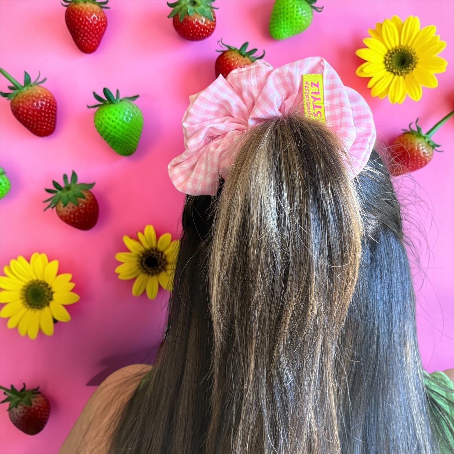 BERRY SWEET COLLECTION- Be My Sweetie Scrunchie Jumbo Hair Accessory