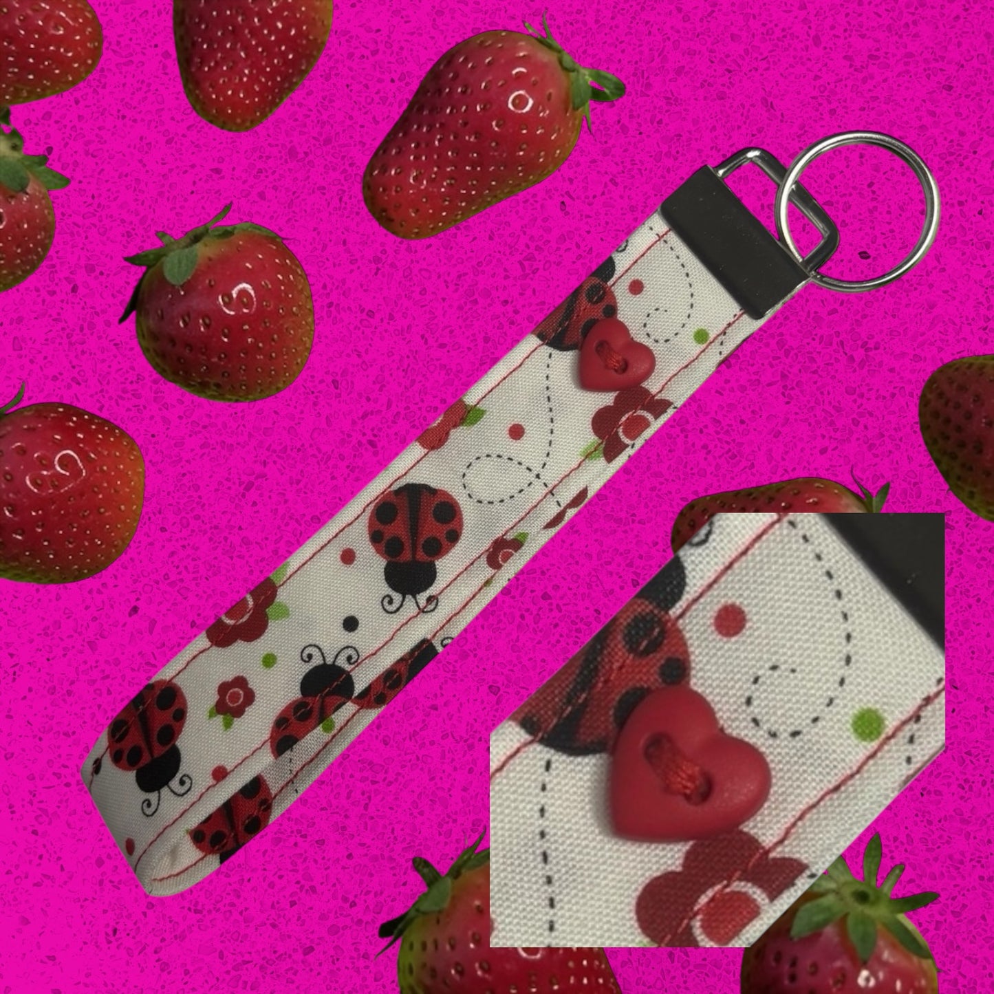 BERRY SWEET COLLECTION- Love Bug Wristlet- FS-28