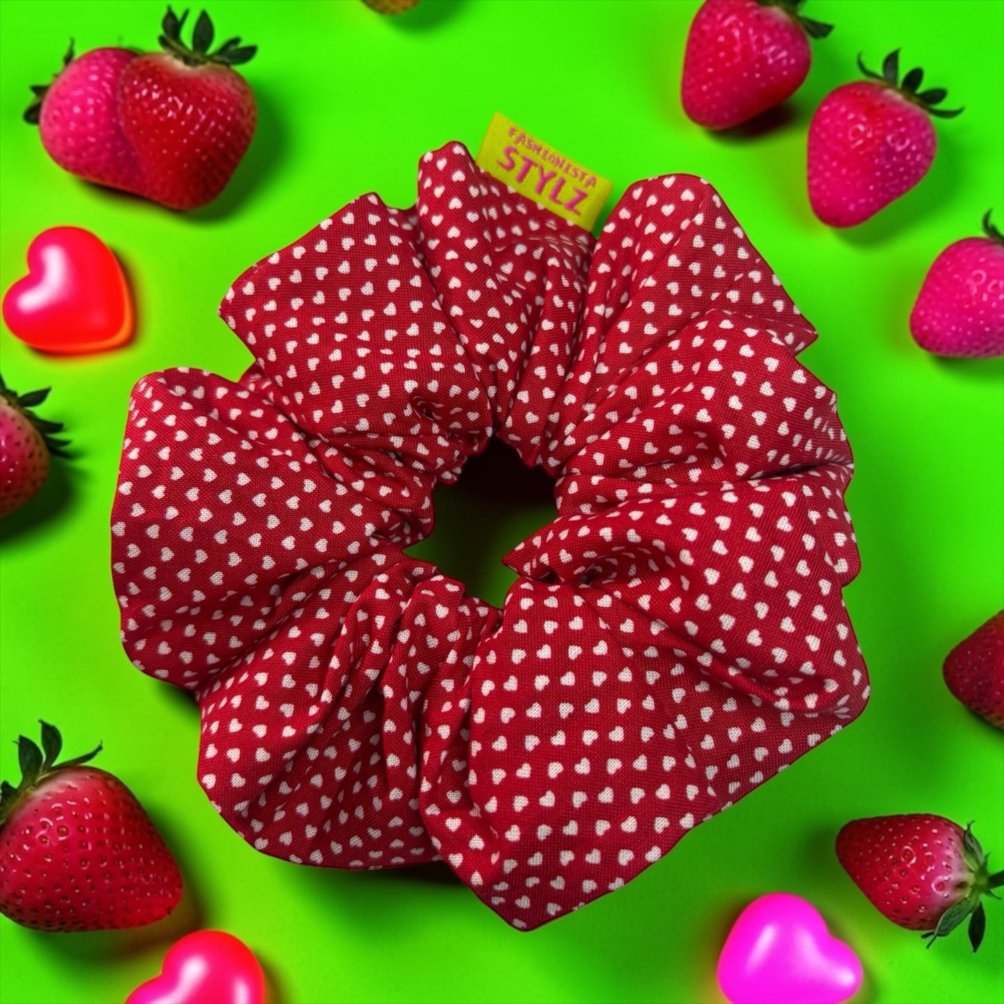 SPOILED ROTTEN- Hearts Scrunchie