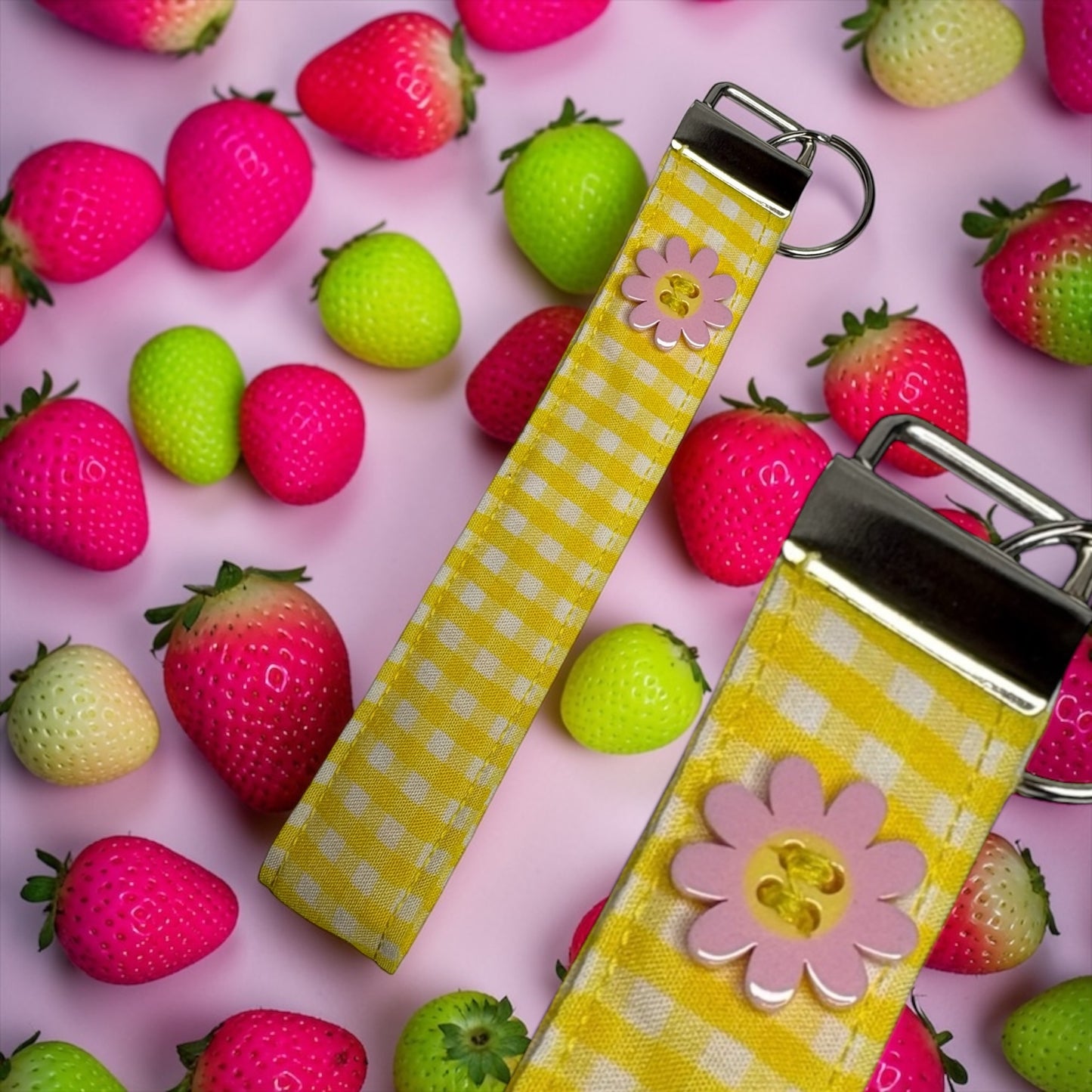 BERRY SWEET COLLECTION- Sunny & Sweet- Wristlet Key Holder- FS-27