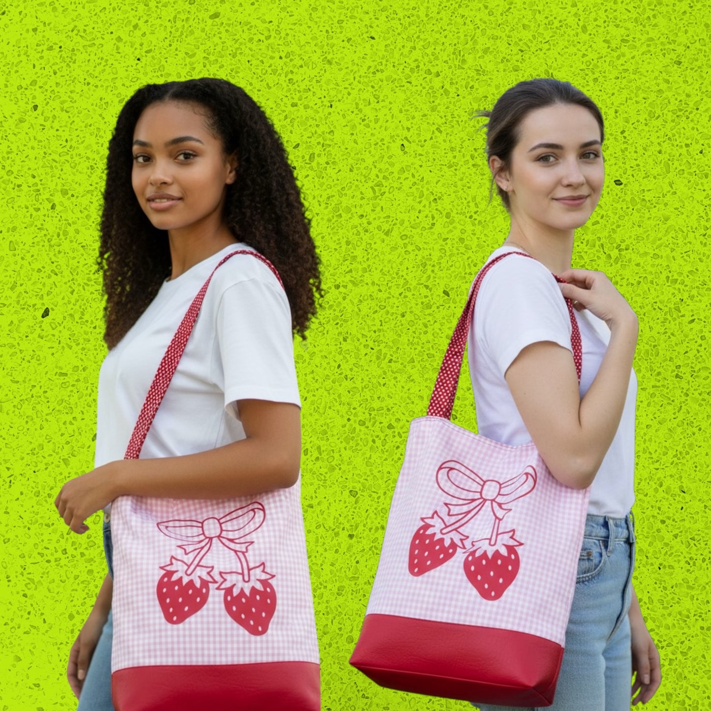 BERRY SWEET- Fully Lined Designer Tote Bag