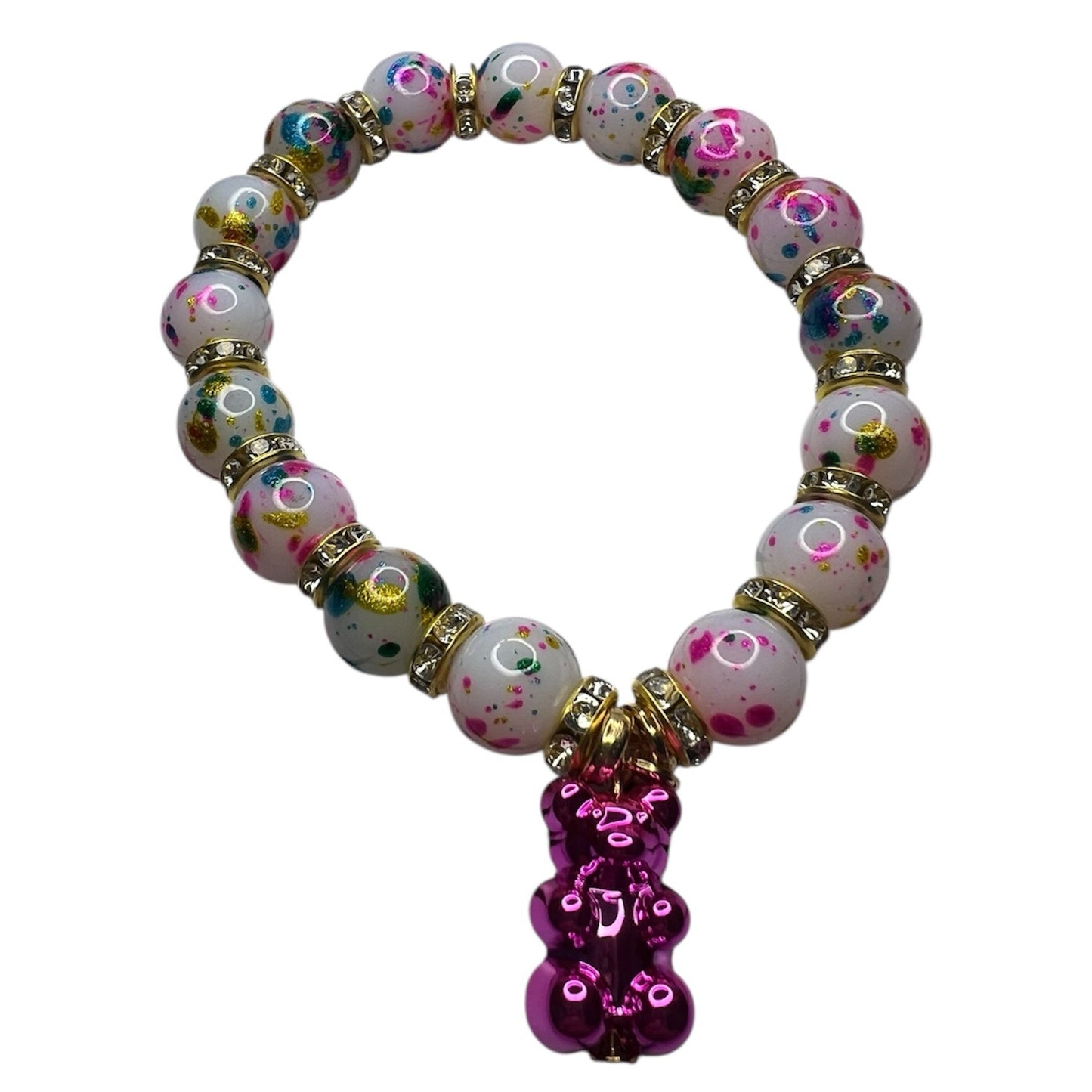 Gimmie Some Sugar- Pink Gummy Bear Bracelet