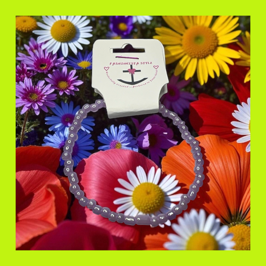 $3 Love Me Darling Lavender Seed Bead Bracelet